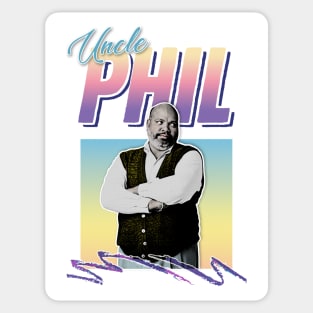 Uncle Phil - 90s Style Retro Tribute Design Sticker